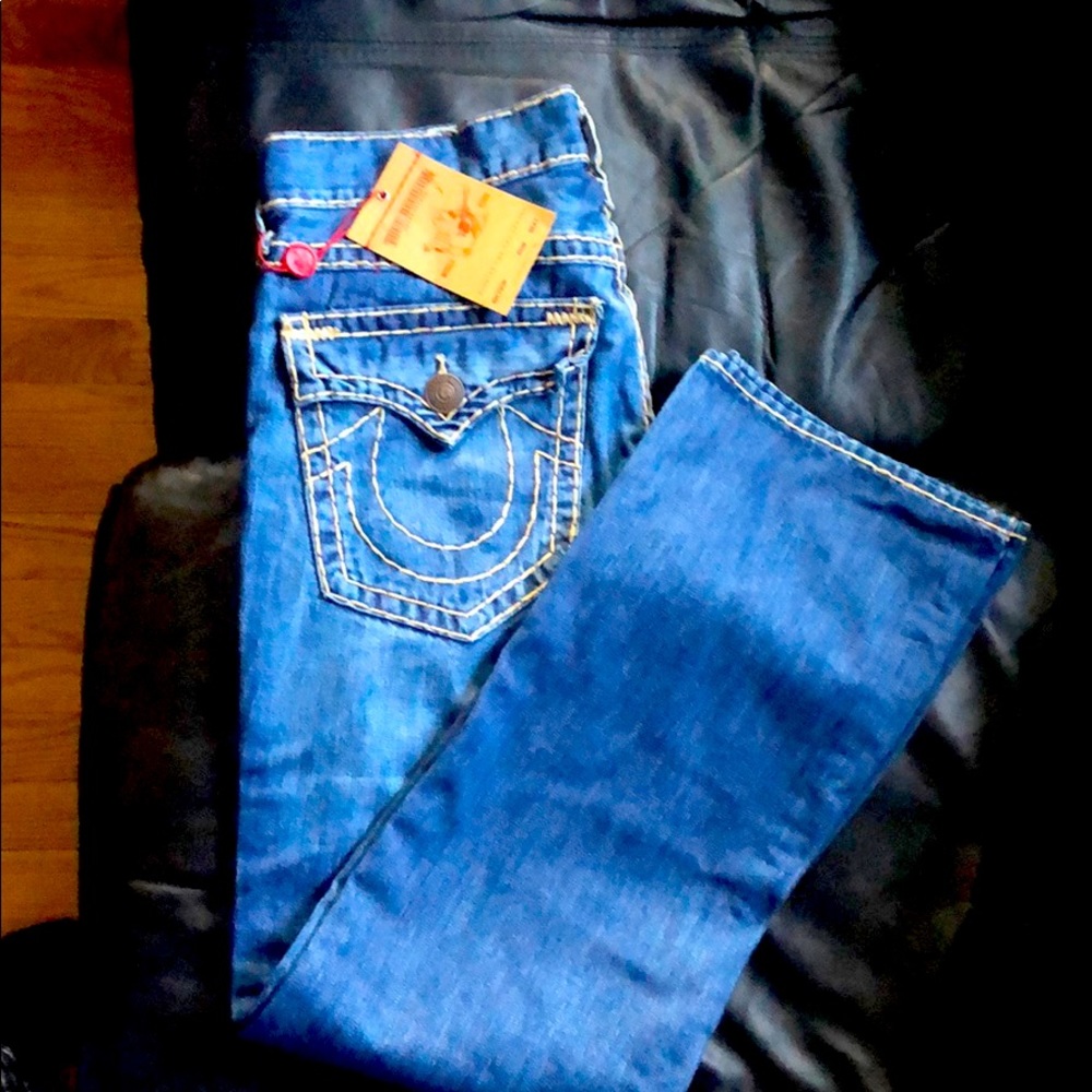 NWT-True Religion Men’s Super T Jeans-Size 34